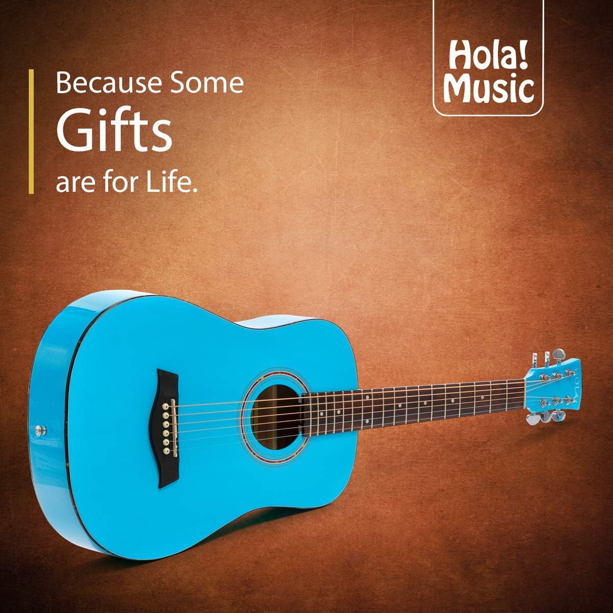 Hola! Music Acoustic Guitar 3/4 36-Inch for Beginners and Kids