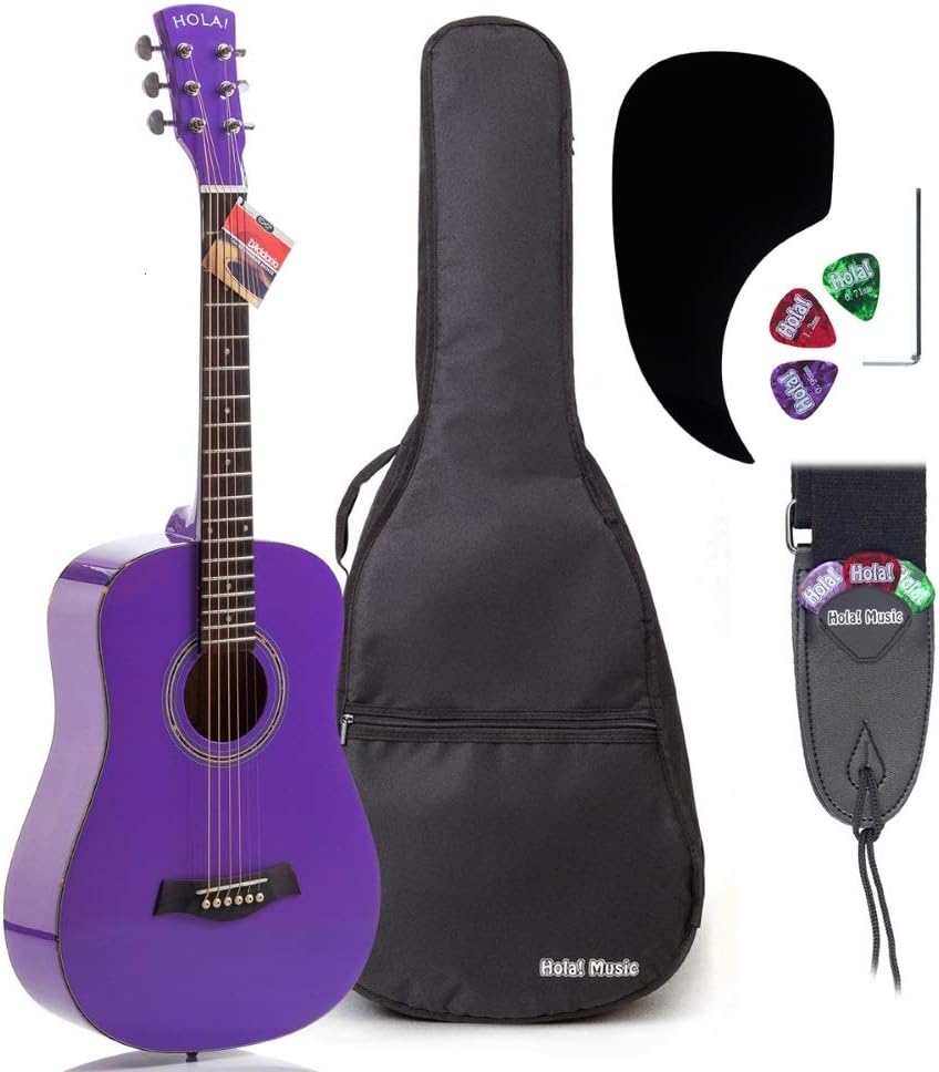 Hola! Music Acoustic Guitar 3/4 36-Inch for Beginners and Kids