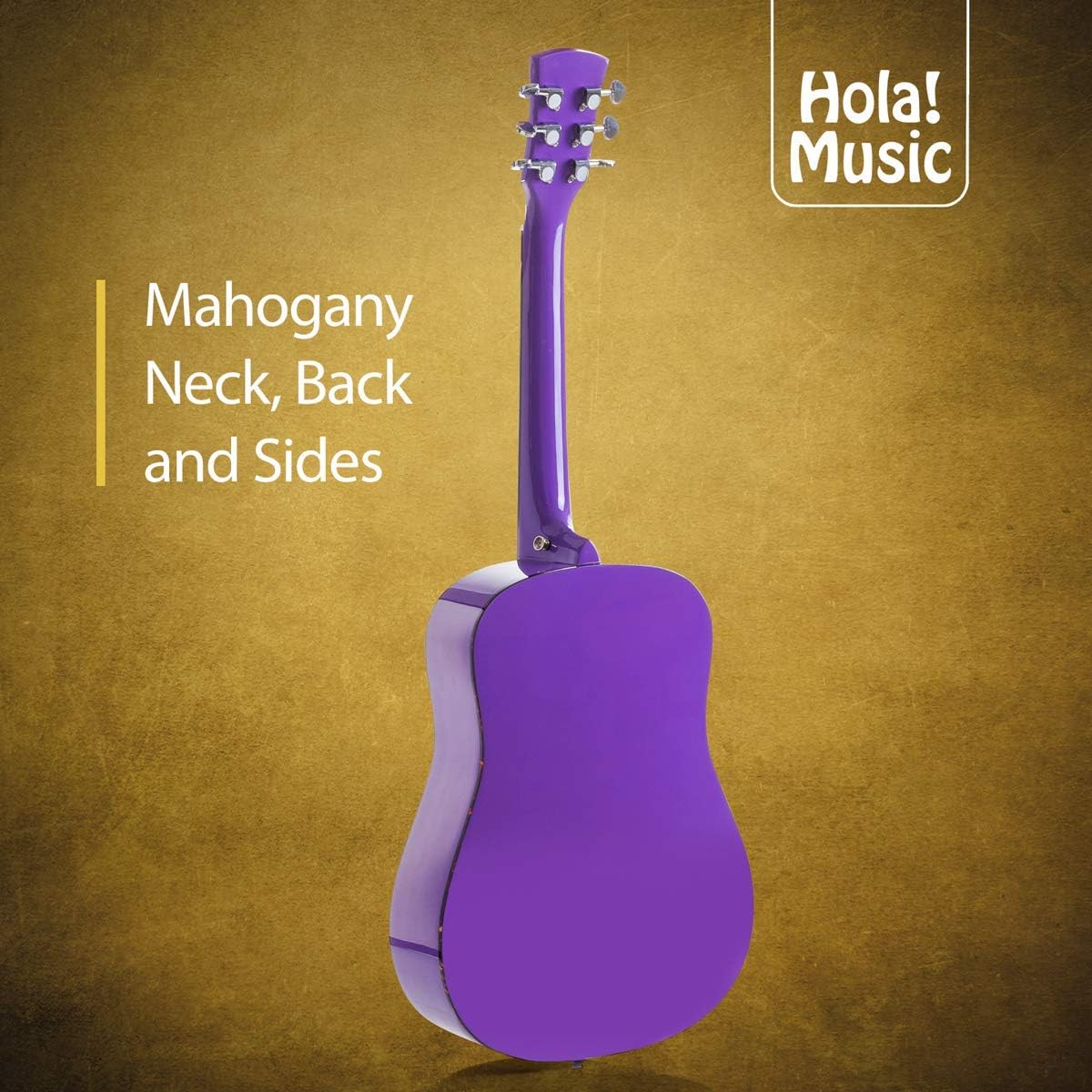 Hola! Music Acoustic Guitar 3/4 36-Inch for Beginners and Kids