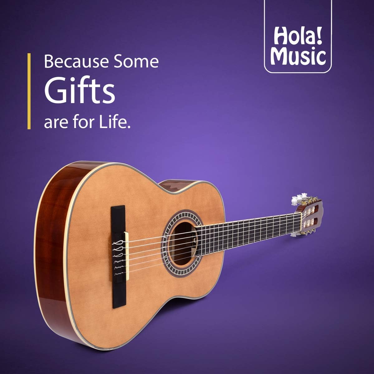 Hola! Music Classical Guitar HG-34 1/2 Size 34-Inch