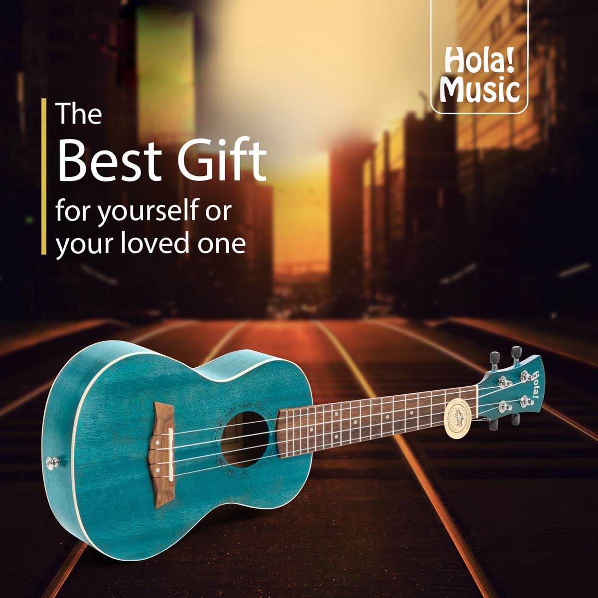 Hola! Music Concert Ukelele HM-124 24-Inch