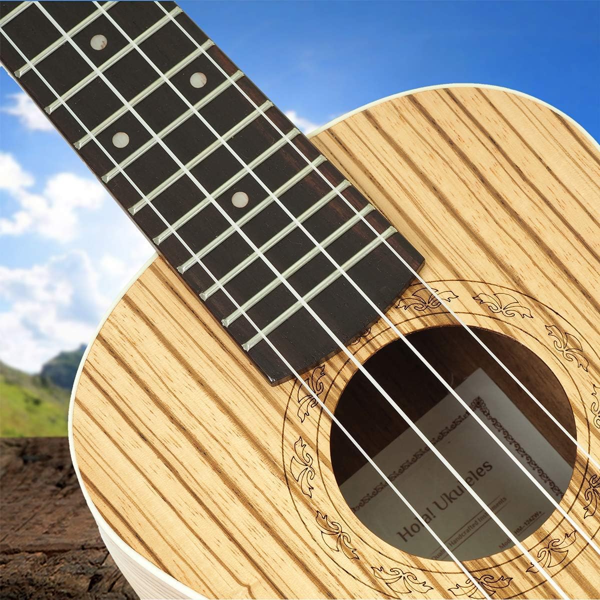 Hola! Music Concert Ukelele HM-124 24-Inch