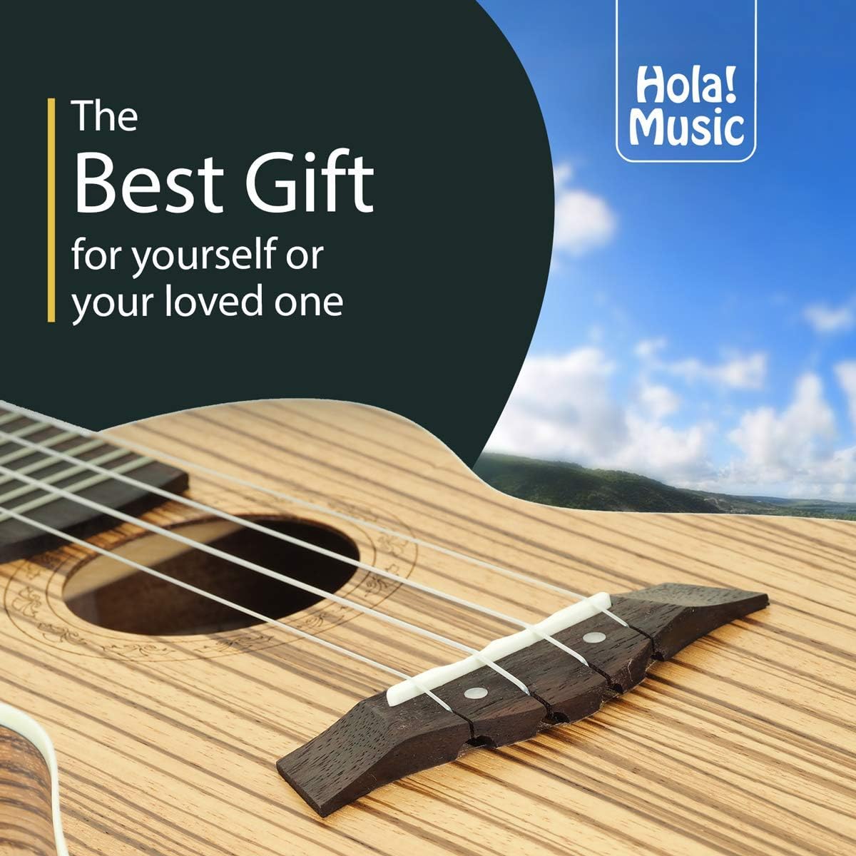 Hola! Music Concert Ukelele HM-124 24-Inch