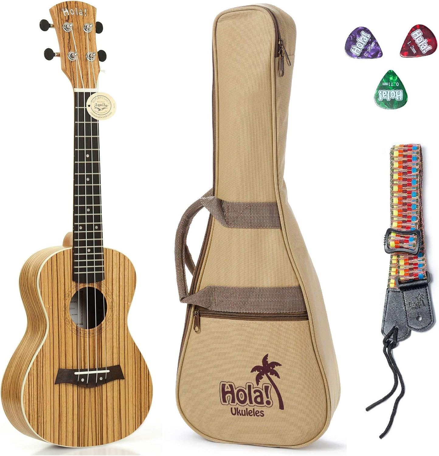 Hola! Music Concert Ukelele HM-124 24-Inch