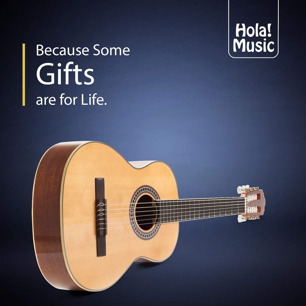 Hola! Music Classical Guitar HG-36 3/4 Size 36-Inch