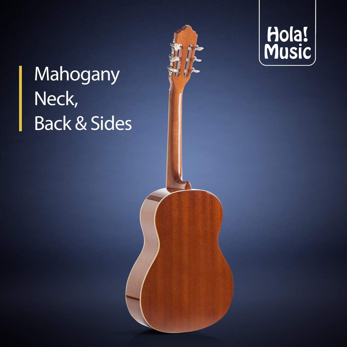 Hola! Music Classical Guitar HG-36 3/4 Size 36-Inch