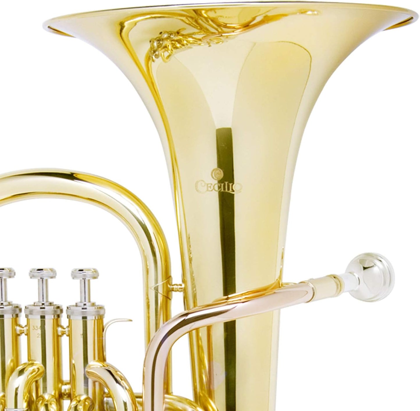 Mendini Baritone Horn MBR-30 B Flat (Intermediate)