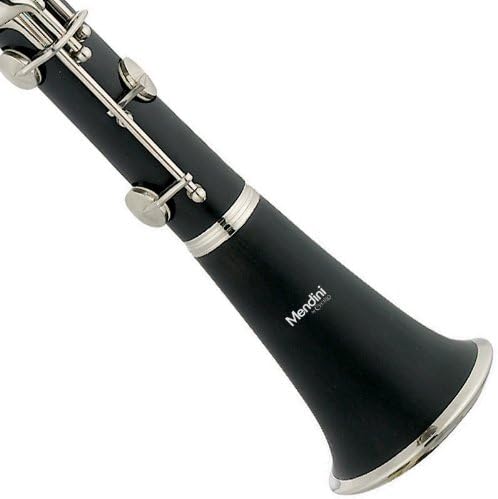 Mendini Beginner Clarinet B Flat with Case, Stand, Mouthpiece, Reeds