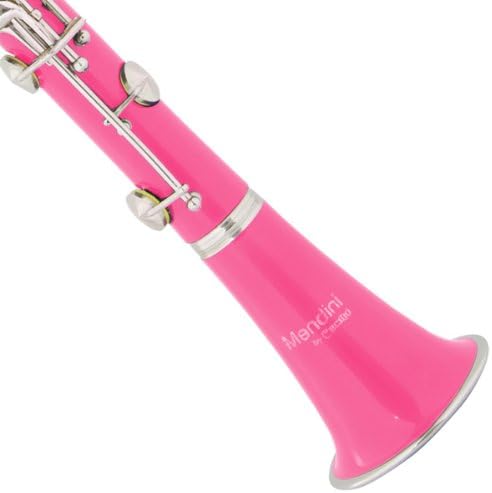 Mendini Beginner Clarinet B Flat with Case, Stand, Mouthpiece, Reeds