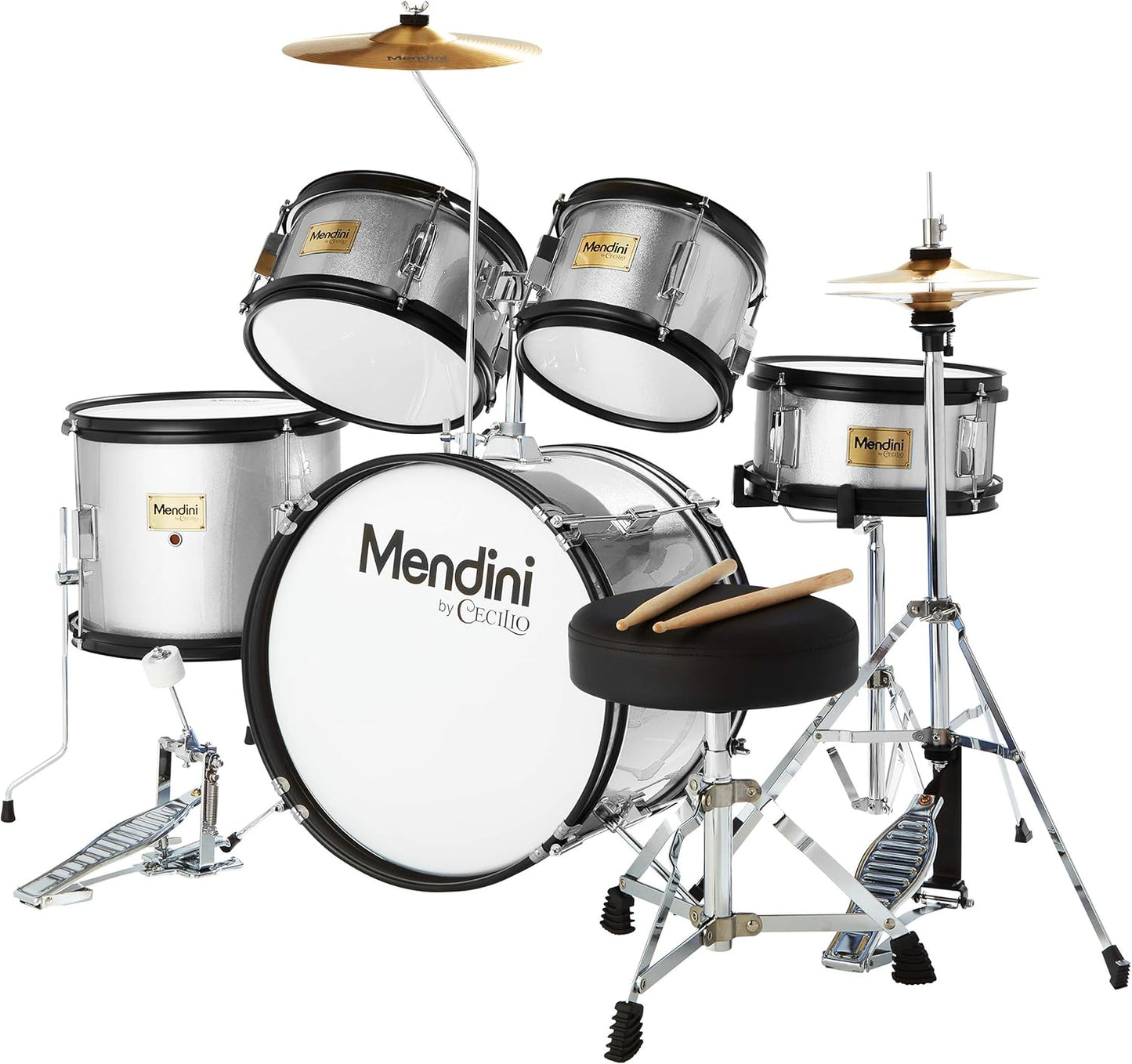 Mendini Kids Drum Set 5-Piece 16-Inch