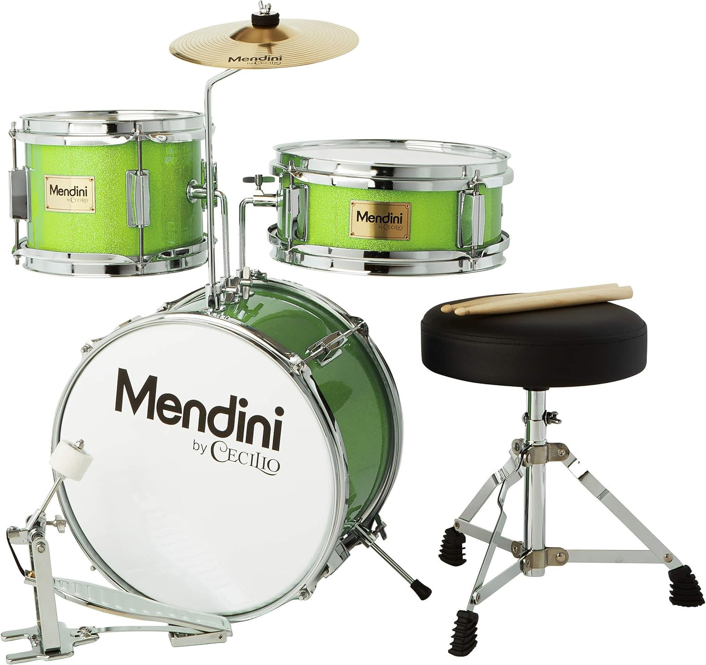 Mendini Kids Drum Set 4-Piece 13-Inch