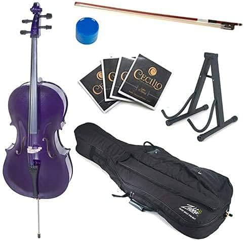 Cecilio Cello CCO-100 for Students 4/4 (Full Size) with Bow, Case, Strings