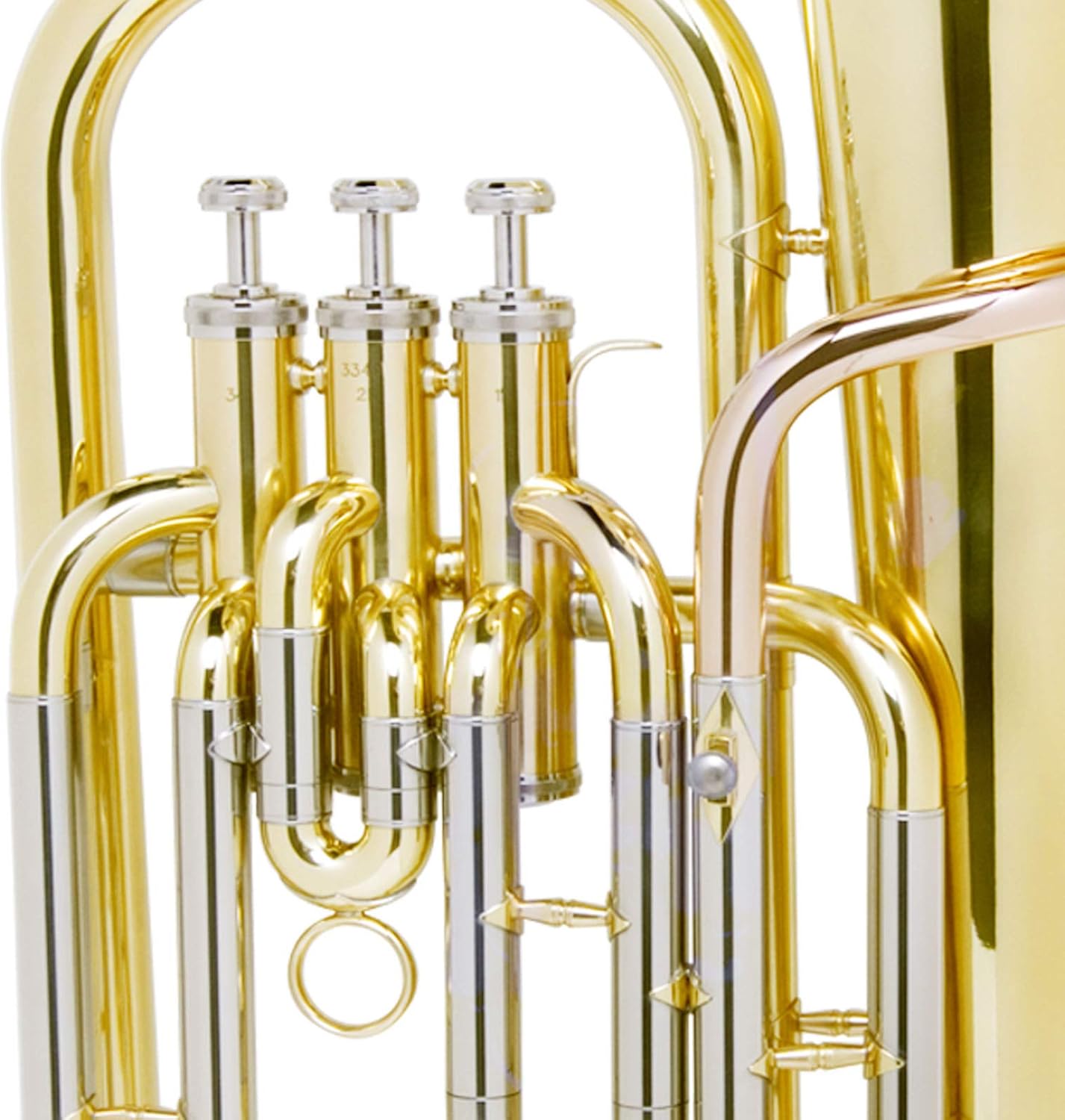 Mendini Baritone Horn MBR-30 B Flat (Intermediate)