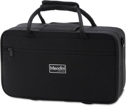 Mendini Beginner Clarinet B Flat with Case, Stand, Mouthpiece, Reeds