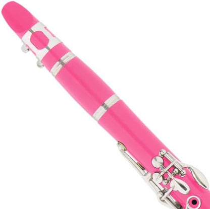 Mendini Beginner Clarinet B Flat with Case, Stand, Mouthpiece, Reeds